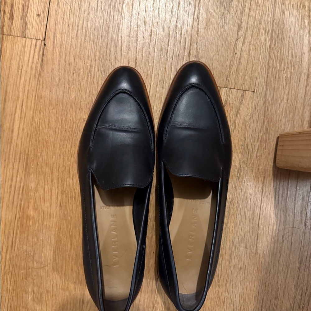 Black Leather Loafers